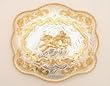 Large German Silver Bullrider Western Buckle 6" x 5"