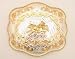 Large German Silver Bullrider Western Buckle 6" x 5"