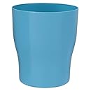 Creative Bath Products Gem Plastic Waste Basket, Turquoise