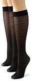 Steve Madden Legwear Women's 3 Pack Patterned Trouser Socks