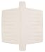 Rubbermaid 1297-AR-BISQU Twin Sink Divider Mat