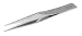 Grobet 57558 5-1/8" Pattern Bb Nickel-plated Steel Tweezer