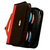 Caseland - Etui noir/rouge pour 104 CD