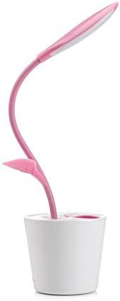 Magfit USB LED Desk Lamp Kids Touch-sensitive Dimmable 3 Level of Brightness Table Light with Sapling Pen Holder (Natural light, No radiation and No stroboscopic Protect Vision) (Pink)