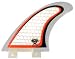 Rainbow CIS Pro Core Surfboard Fin Set - FCS Base - Clear