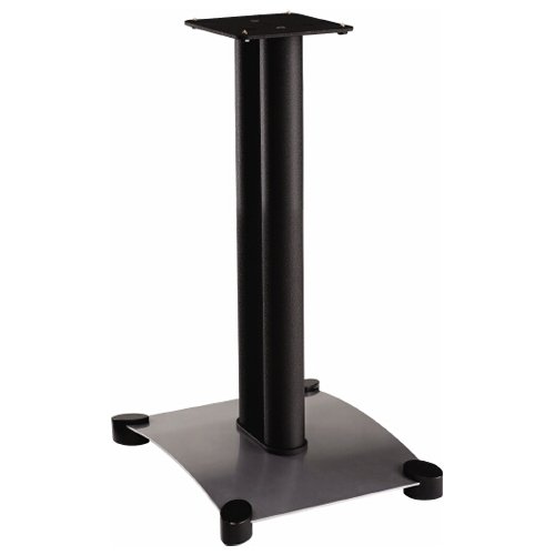 Sanus SF22 Speaker Stands Steel Foundations  series -- 22 Black with silver bases