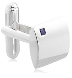 Fred Bennett Men's V210L Square Blue Sapphire Cufflinks