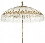 gold canvas parasol