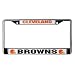 Cleveland Browns Chrome License Plate Frame