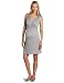 Three Seasons Maternity Women's Maternity V-Neck Dress, Heather Grey, Small