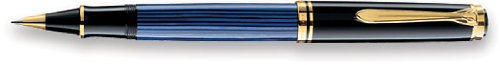 Pelikan Souveran 600 Black/Blue GT Rollerball Pen - 997551