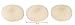 CLOTHOBEAUTY 3 pieces Small Size Hair Bun Donut Maker, Hair Doughnut Shaper, Chignon Hair Donut Buns Maker, Hair Bun maker (3-3.1 inches, Blonde)
