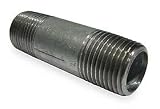 Power First 1UGW5 Nipple, Rigid Conduit, 1/2In, 3In Length
