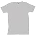 American Apparel - Baby Rib Short Sleeve V-Neck, White, XL