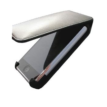 ETUI EN CUIR NOIR POUR APPLE IPHONE 3G [Appareils électroniques]