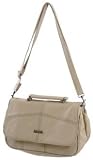 Ladies Real Leather Medium Handbag with Carry Handle and Long Detachable Shoulder Strap by Lorenz (Beige / Black / Dark Brown / Tan)