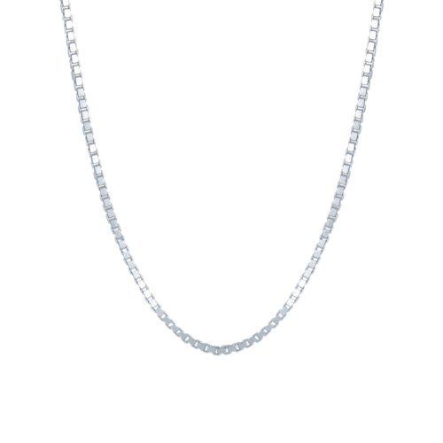 Sterling Silver Italian Box Chain Necklace, 18 31ycXovCV%2BL Sterling Silver Jewelry: Sterling Silver Italian Box Chain Necklace, 18"