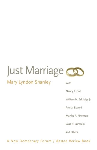 Just Marriage (New Democracy Forum)