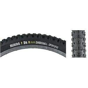 Maxxis Tire Minion DHR Tubeless 26 x 2.5 Black Folding