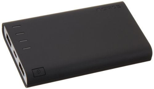 Incipio offGRID Power Bank, Dual USB Port Charging [8000 mAh] Portable  Backup Battery Pack Device Charger, 2-Port Black