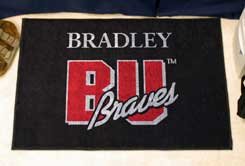 Bradley University Braves 20x30 inch Starter Rugs/Floor Mats