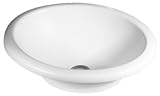 Swanstone TRI-1815HL-010 Hilo Vanity Bowl, White Finish