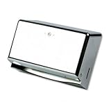 San Jamar Mini Combination Hand Towel Cabinet, Chrome Finish, 11-1/8w x 3-7/8d x 7-7/8h