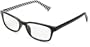 Fantas-Eyes Guru Sunglasses,Black Frame/Clear Lens,one size