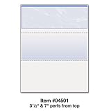 31yd kNJaUL. SL160  Paris Business Products 04501   DocuGard Standard Security Marble Business Check, 24 lb, 8 1/2 x 11, 500/RM PRB04501