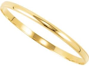 14k Yellow Gold Bangle Bracelet