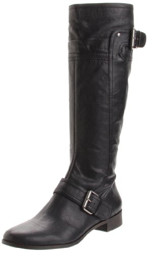 Nine West Women's Vermillion Riding Boot,Black Leather,6 M US Nine West Women's Vermillion Riding Boot,Black Leather,6 M US