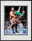 Ted DiBiase #355 Double Matted 8 X 10 Photograph in a Black Anodized Aluminum Frame