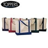 Toppers Boat Tote (Reusable Grocery Bag) Bright Blue