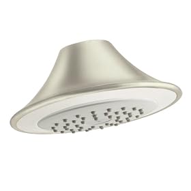 MOEN 104239STV Asceri Single Function Showerhead, Satine/Ivory