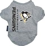 Pittsburgh Penguins NHL pet sports tee XL 32-55lbs gray