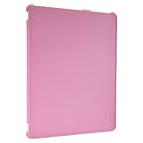 Toblino 2: Pink Leather iPad 2 Case with Breast Cancer Pink Ribbon (Folio Convertable Case Multi-angle Stand for Apple iPad2)