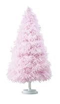 Pink Feather 36" Tall Artificial Christmas Tree