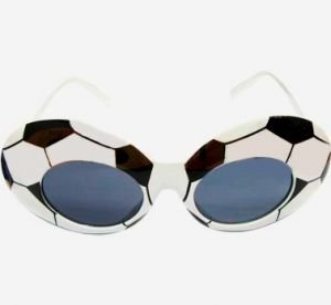 Fussball Futbool Fun Spassbrille Ball