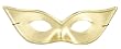 Gold Harlequin Half Mask