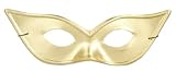 Gold Harlequin Half Mask
