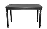 Review visiondecor Furniture  / Carolina Cottage Antique Black Finish Verona Dining Table