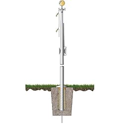 Atlas Series 30ft Flagpole