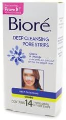 Biore Deep Cleansing Pore Strips Deep Cleansing Combo (14 Strips)