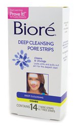 Biore Deep Cleansing Pore Strips Deep Cleansing Combo (14 Strips)