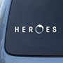 HEROES - Vinyl Car Decal Sticker #1714 | Vinyl Color: White