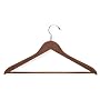 Honey-Can-Do HNG-01207 Basic Suit Hanger with Non-slip Bar, 32-Pack, Cherry