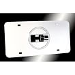 Auto Gold H2CC Chrome On Chrome License Logo Plate, Hummer H2