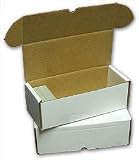  : BCW 500 Count (Bundle of 50) Corrugated Cardboard Storage Box - Baseball, Football, Basketball, Hockey, Nascar, Sportscards, Gaming & Trading Cards Collecting Supplies