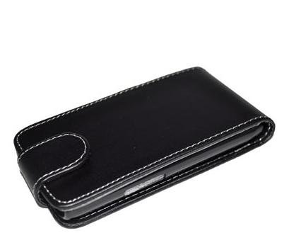Accessory Master - NOIR - Housse étui coque cuir Pour Samsung wave 2 S8530