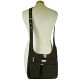 Espresso Brown Tomato Baggallini City Bagg Crinkle Colors ~ Sleek comfortable and easy access